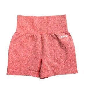 Bo+Tee Oh Polly No Limits Seamless High Waisted Orange Bike Shorts Size XS